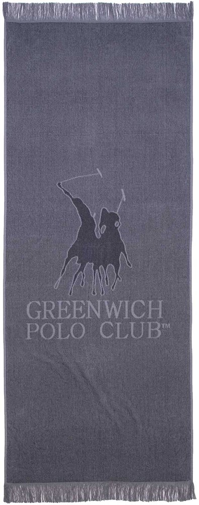 GREENWICH POLO CLUB ΠΕΤΣΕΤΑ ΘΑΛΑΣΣΗΣ GREENWICH POLO CLUB ΒΑΜΒΑΚΕΡΗ 3621 ΓΚΡΙ (70Χ170CM)