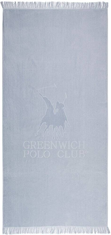 ΠΕΤΣΕΤΑ ΘΑΛΑΣΣΗΣ GREENWICH POLO CLUB ΒΑΜΒΑΚΕΡΗ 3624 ΑΣΗΜΙ/ΓΚΡΙ (70Χ170CM) GREENWICH POLO CLUB