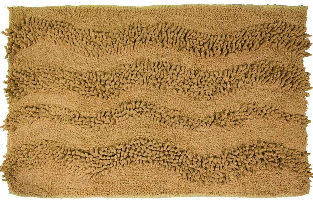 ΠΑΤΑKΙ ΜΠΑΝΙΟΥ SAN LORENTZO WAVES ΒΑΜΒΑΚΕΡΟ ΧΡΥΣΟ (45X70CM)