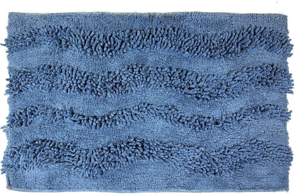 ΠΑΤΑKΙ ΜΠΑΝΙΟΥ SAN LORENTZO WAVES ΒΑΜΒΑΚΕΡΟ ΜΠΛΕ (45X70CM)