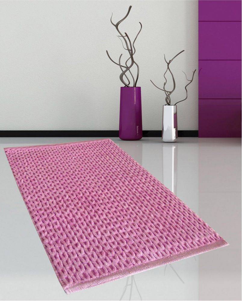 ΠΑΤΑKΙ ΜΠΑΝΙΟΥ SAN LORENTZO CΗΕΝΙLLΕ ΒΑΜΒΑΚΕΡΟ ΡΟΖ (50X80CM) SAN LORENTZO