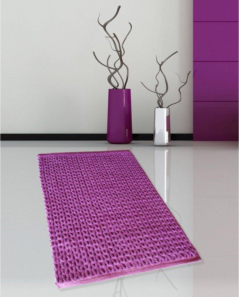 ΠΑΤΑKΙ ΜΠΑΝΙΟΥ SAN LORENTZO CΗΕΝΙLLΕ ΒΑΜΒΑΚΕΡΟ ΜΩΒ (50X80CM)