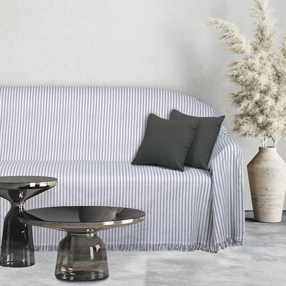 ΡΙΧΤΑΡΙ ΔΙΘΕΣΙΟ DAS HOME 0253 ΕΚΡΟΥ-ΡΑΦ (180Χ250CM)