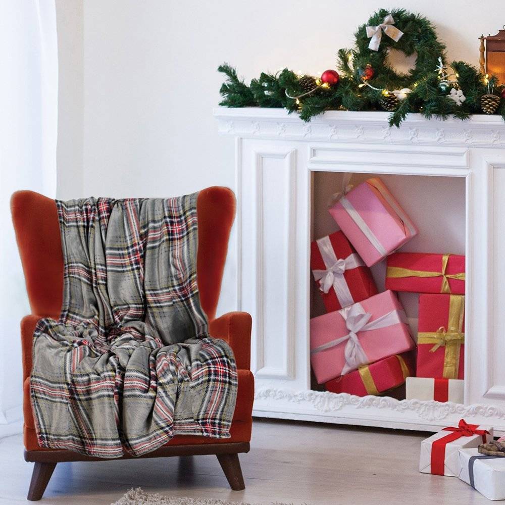 ΧΡΙΣΤΟΥΓΕΝΝΙΑΤΙΚΗ ΚΟΥΒΕΡΤΑ ΚΑΝΑΠΕ DAS HOME 1362 FLEECE (130X170CM)