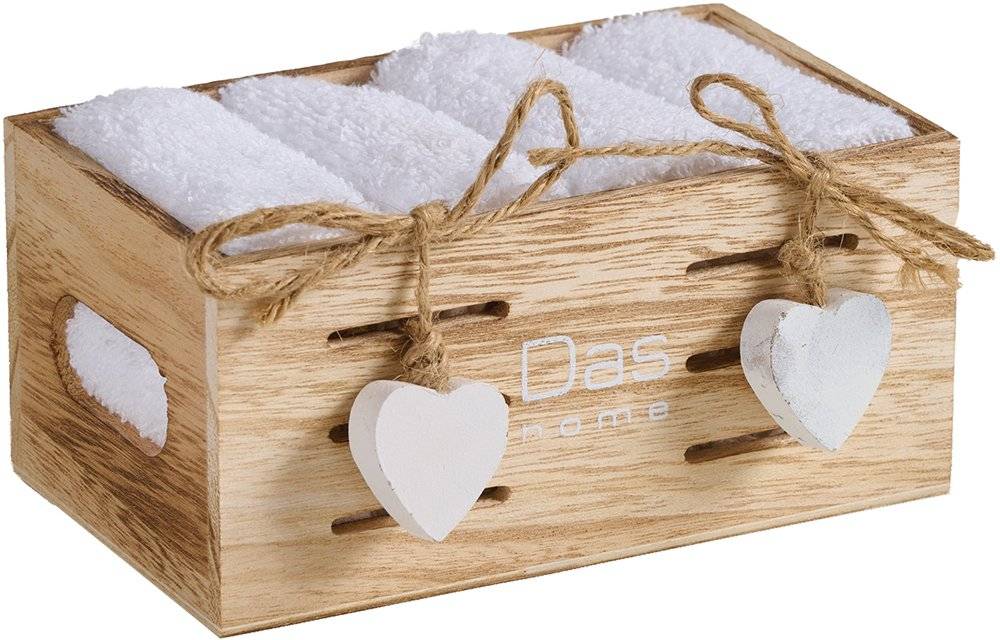 ΣΕΤ ΠΕΤΣΕΤΕΣ DAS HOME SOFT 4006 ΛΕΥΚΟ (4ΤΜΧ)