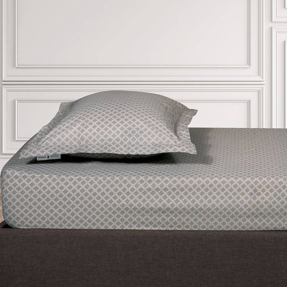 ΣΕΝΤΟΝΙ ΥΠΕΡΔΙΠΛΟ GREENWICH POLO CLUB 2512 ΓΚΡΙ 160Χ200+35CM GREENWICH POLO CLUB