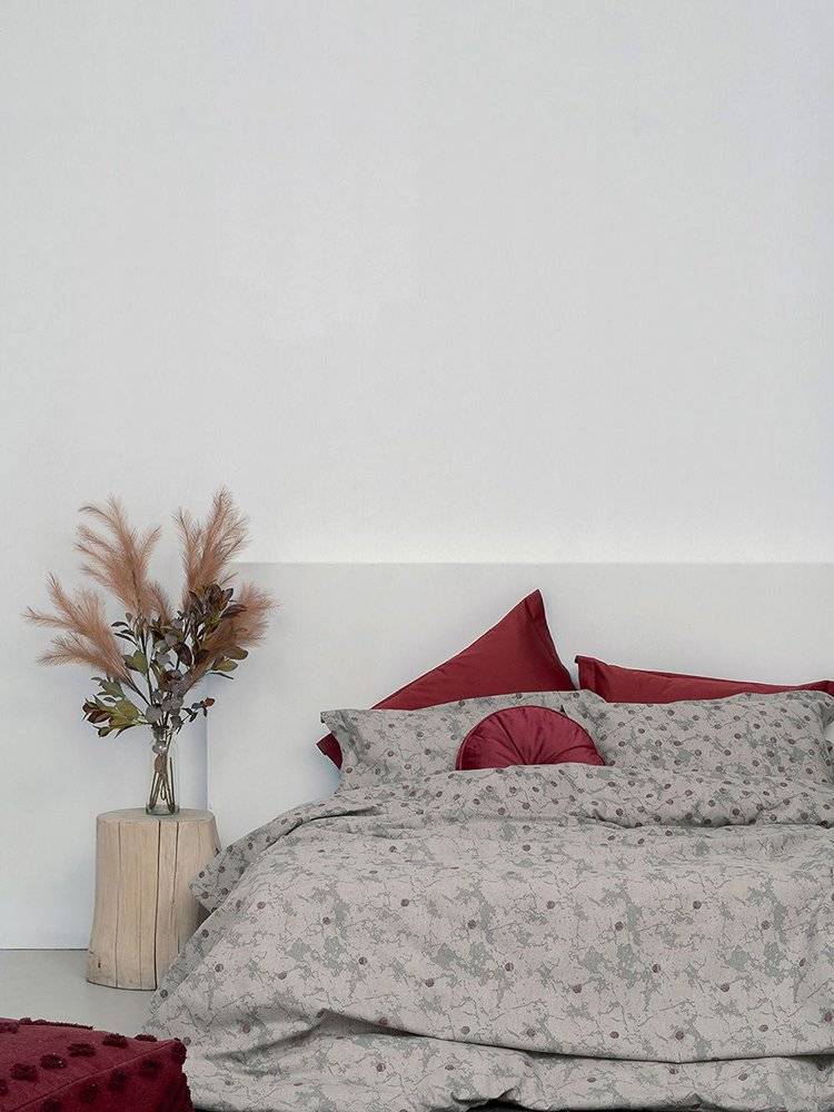 ΠΑΛΑΜΑΙΚΗ ΣΕΝΤΟΝΙΑ ΗΜΙΔΙΠΛΑ PALAMAIKI HOME COZY WINTER CW281 ΓΚΡΙ 170X265CM ΣΕΤ 3 ΤΜΧ