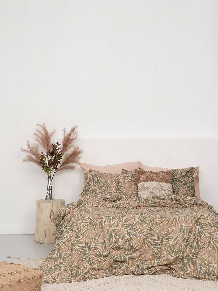 ΣΕΝΤΟΝΙΑ ΗΜΙΔΙΠΛΑ PALAMAIKI HOME COZY WINTER CW285 ΚΑΦΕ 170X265CM ΣΕΤ 3 ΤΜΧ