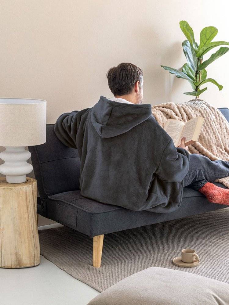 ΚΟΥΒΕΡΤΑ ΜΕ ΚΟΥΚΟΥΛΑ PALAMAIKI HUHU/2 ΓΚΡΙ (90X100CM) ΠΑΛΑΜΑΙΚΗ