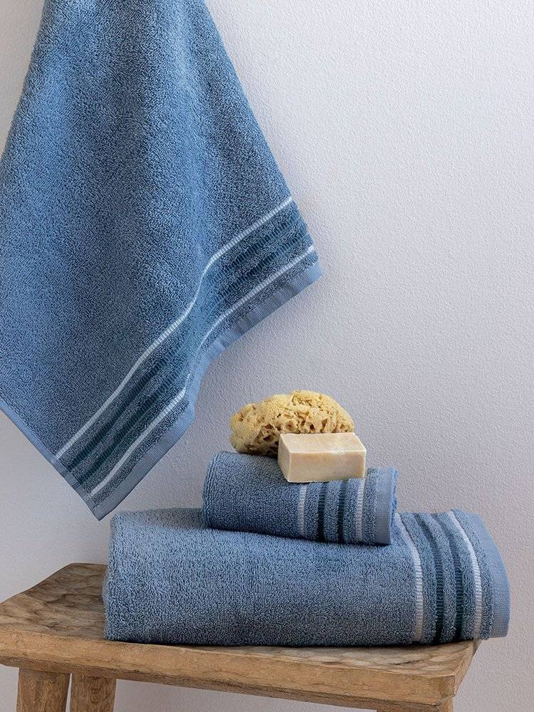 ΠΕΤΣΕΤΕΣ ΜΠΑΝΙΟΥ PALAMAIKI HOME DANT DENIM 3ΤΜΧ ΠΑΛΑΜΑΙΚΗ