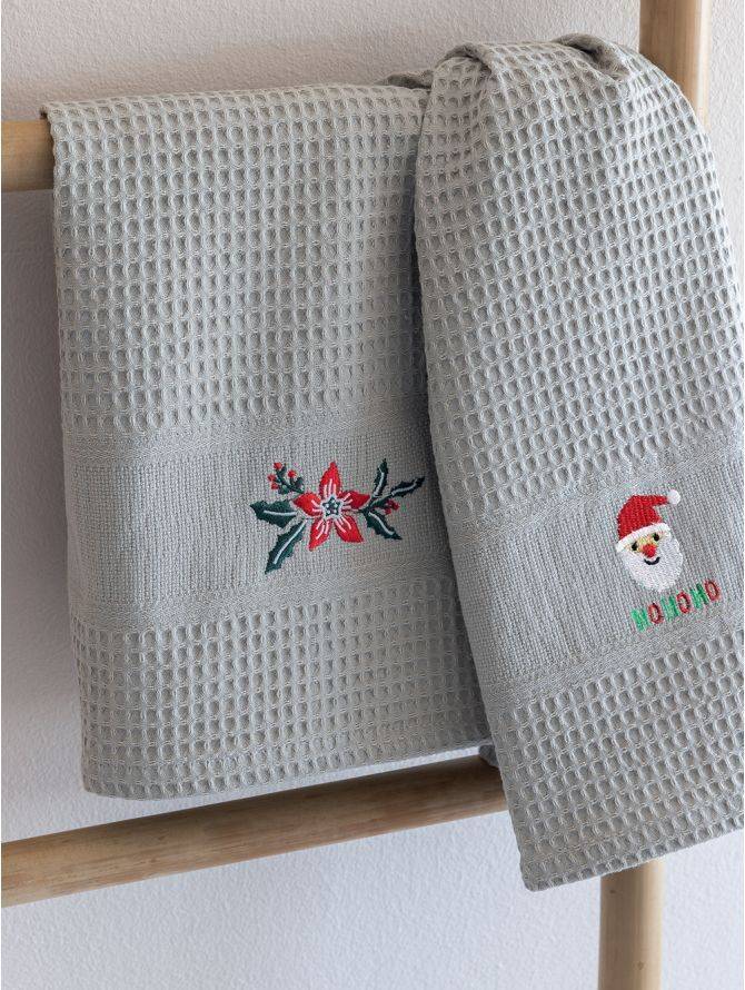 ΠΑΛΑΜΑΙΚΗ ΧΡΙΣΤΟΥΓΕΝΝΙΑΤΙΚΕΣ ΠΕΤΣΕΤΕΣ ΚΟΥΖΙΝΑΣ PALAMAIKI NORA CHR100 2ΤΜΧ (40X70CM)