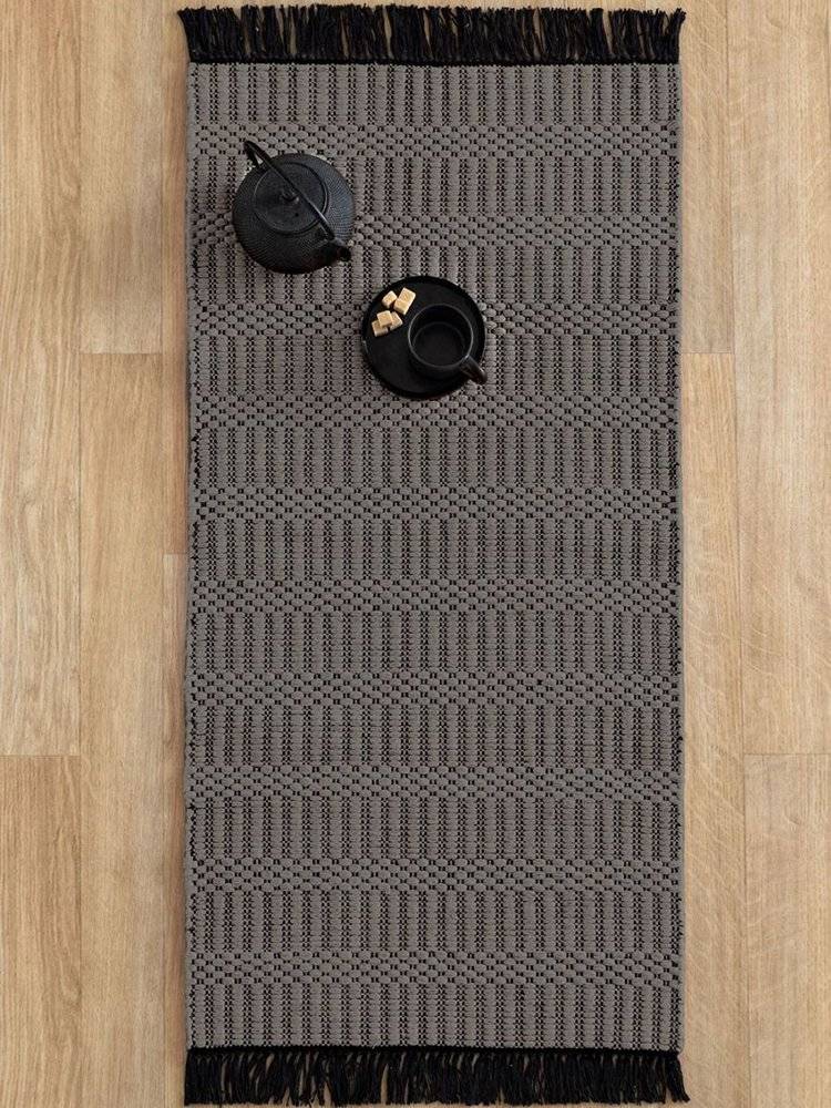 ΠΑΛΑΜΑΙΚΗ ΤΑΠΕΤΟ ΚΡΕΒΑΤΟΚΑΜΑΡΑΣ PALAMAIKI TRINI GREY (60X120CM)