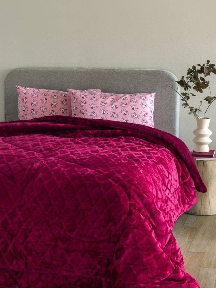 ΚΟΥΒΕΡΤΟΠΑΠΛΩΜΑ ΜΟΝΟ ΠΑΛΑΜΑΙΚΗ NADINE/4 MOV 160X240CM ΠΑΛΑΜΑΙΚΗ