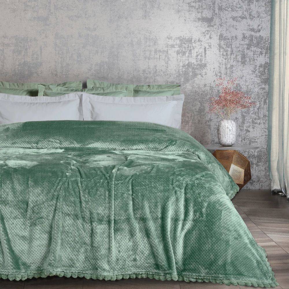 DAS HOME ΚΟΥΒΕΡΤΑ ΜΟΝΗ FLEECE DAS HOME 1184 ΜΕΝΤΑ 160Χ220CM