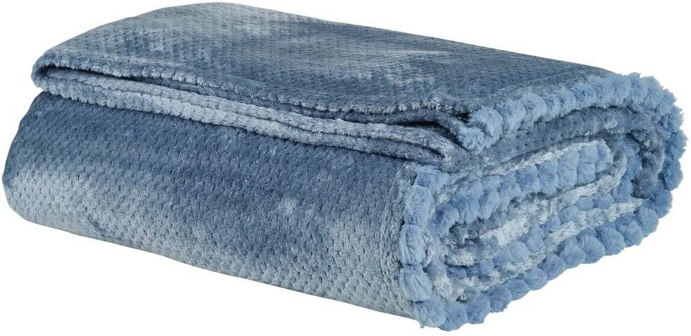 ΚΟΥΒΕΡΤΑ ΥΠΕΡΔΙΠΛΗ FLEECE DAS HOME 1186 ΜΠΛΕ 220Χ240CM