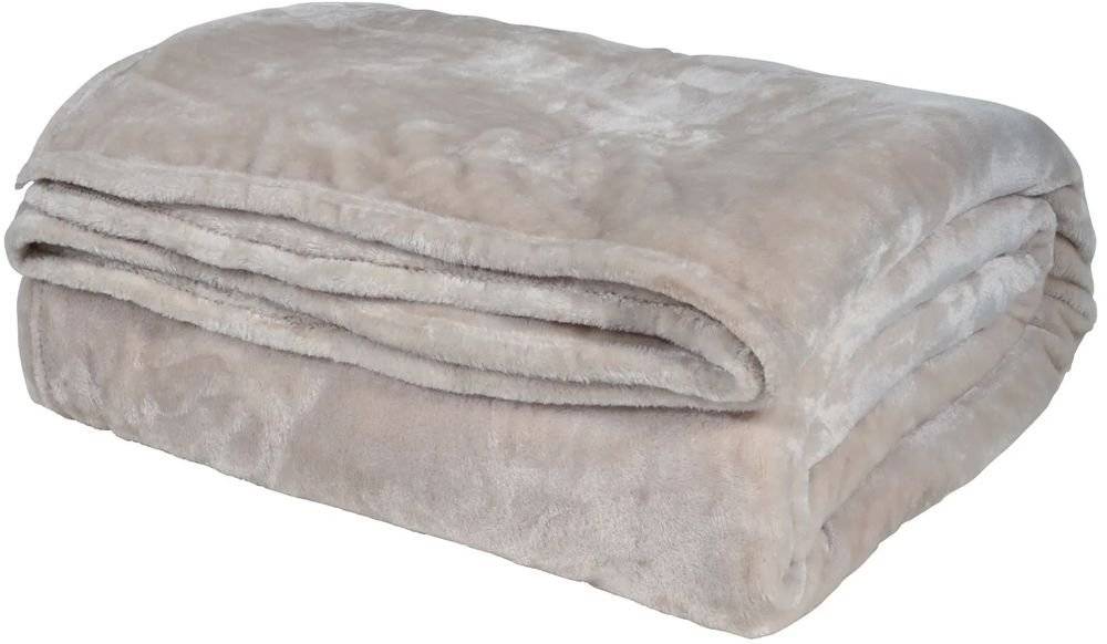 ΚΟΥΒΕΡΤΑ ΜΟΝΗ VELOUR DAS HOME 1345 ΜΠΕΖ 160Χ220CM