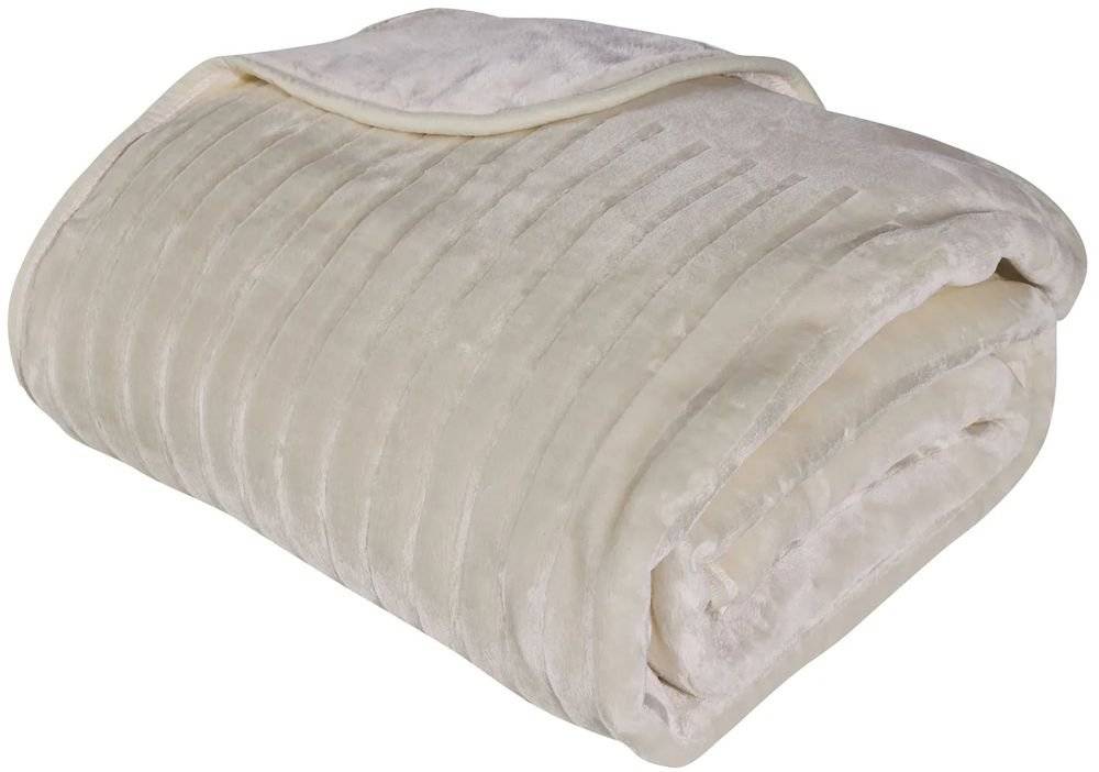 ΚΟΥΒΕΡΤΑ ΜΟΝΗ VELOUR DAS HOME 1351 ΜΠΕΖ 160Χ220CM DAS HOME