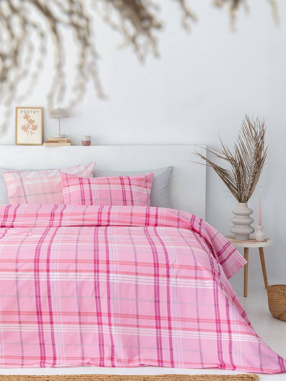ΠΑΛΑΜΑΙΚΗ ΣΕΤ ΣΕΝΤΟΝΙΑ ΥΠΕΡΔΙΠΛΑ PALAMAIKI HOME FASHION LIFE FL6242 FLAT ΧΩΡΙΣ ΛΑΣΤΙΧΟ 240X260CM