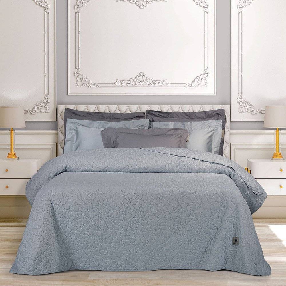 ΚΟΥΒΕΡΛΙ ΥΠΕΡΔΙΠΛΟ GREENWICH POLO CLUB ESSENTIAL 3411 ΓΚΡΙ (220Χ240CM)