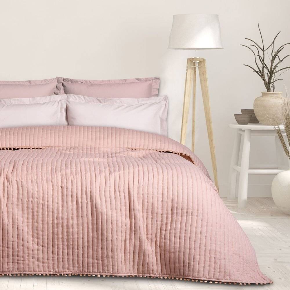 Κουβερλί Υπέρδιπλο Das Home Happy 9626 Σομόν 220x240