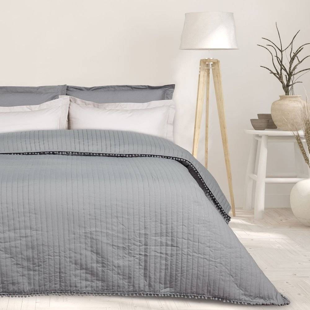ΚΟΥΒΕΡΛΙ ΥΠΕΡΔΙΠΛΟ DAS HOME HAPPY 9653 GREY (220X240CM)
