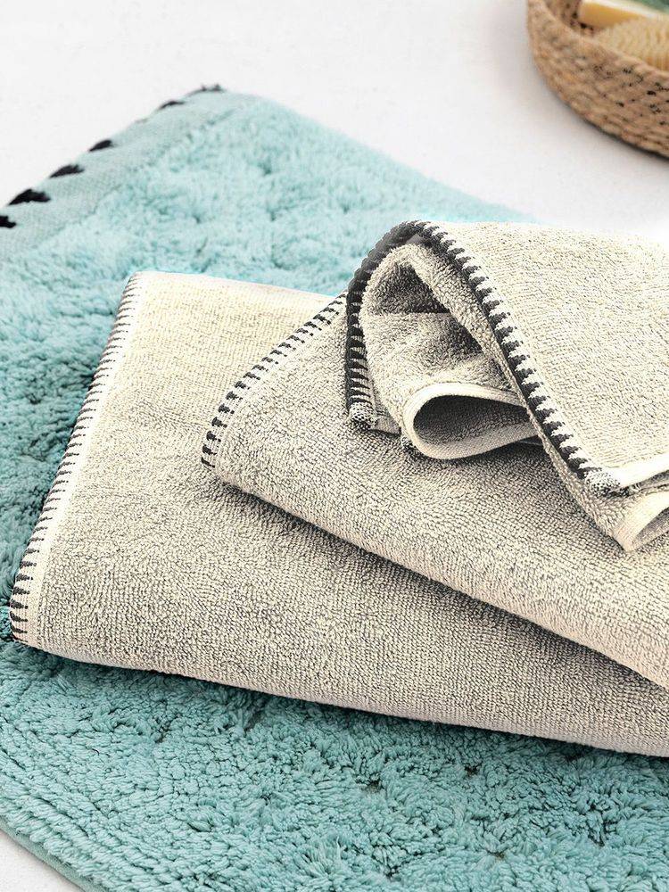 ΣΕΤ ΠΕΤΣΕΤΕΣ ΜΠΑΝΙΟΥ PALAMAIKI HOME TOWELS COLLECTION BROOKLYN BEIGE 3ΤΜΧ