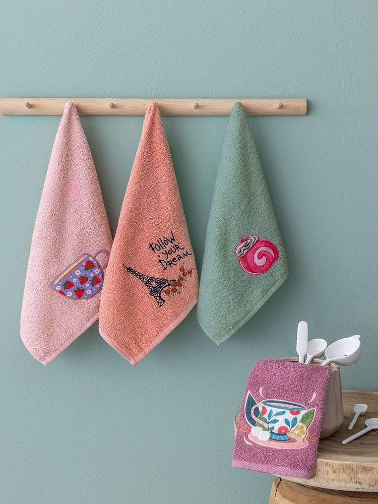 ΣΕΤ ΠΕΤΣΕΤΕΣ ΚΟΥΖΙΝΑΣ PALAMAIKI TOWELS 40X70 KT230 (4ΤΜΧ) ΠΑΛΑΜΑΙΚΗ