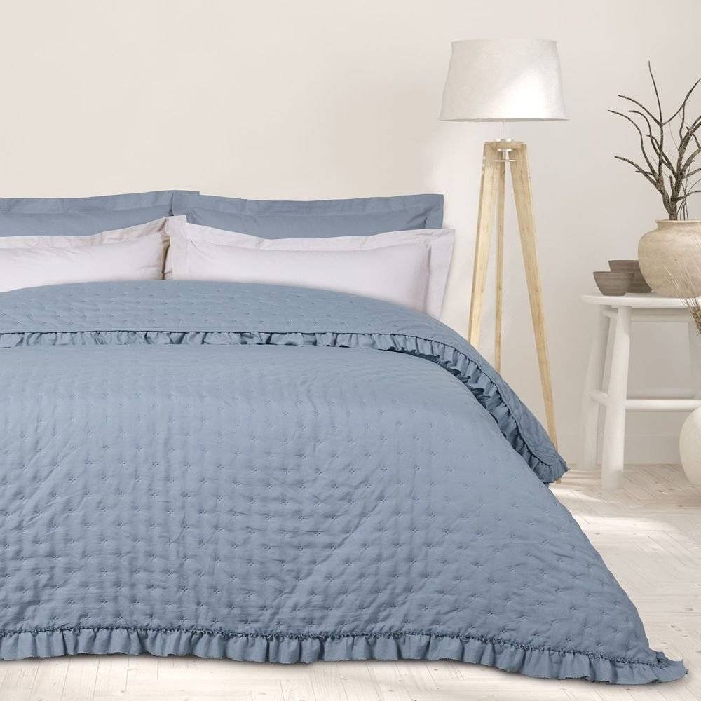 ΚΟΥΒΕΡΛΙ ΥΠΕΡΔΙΠΛΟ DAS HOME HAPPY 9657 BLUE (220X240CM) DAS HOME