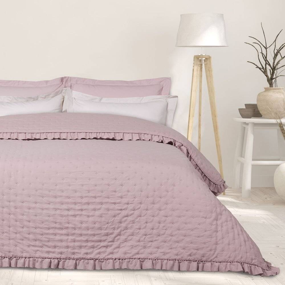 ΚΟΥΒΕΡΛΙ ΥΠΕΡΔΙΠΛΟ DAS HOME HAPPY 9656 NUDE (220X240CM) DAS HOME