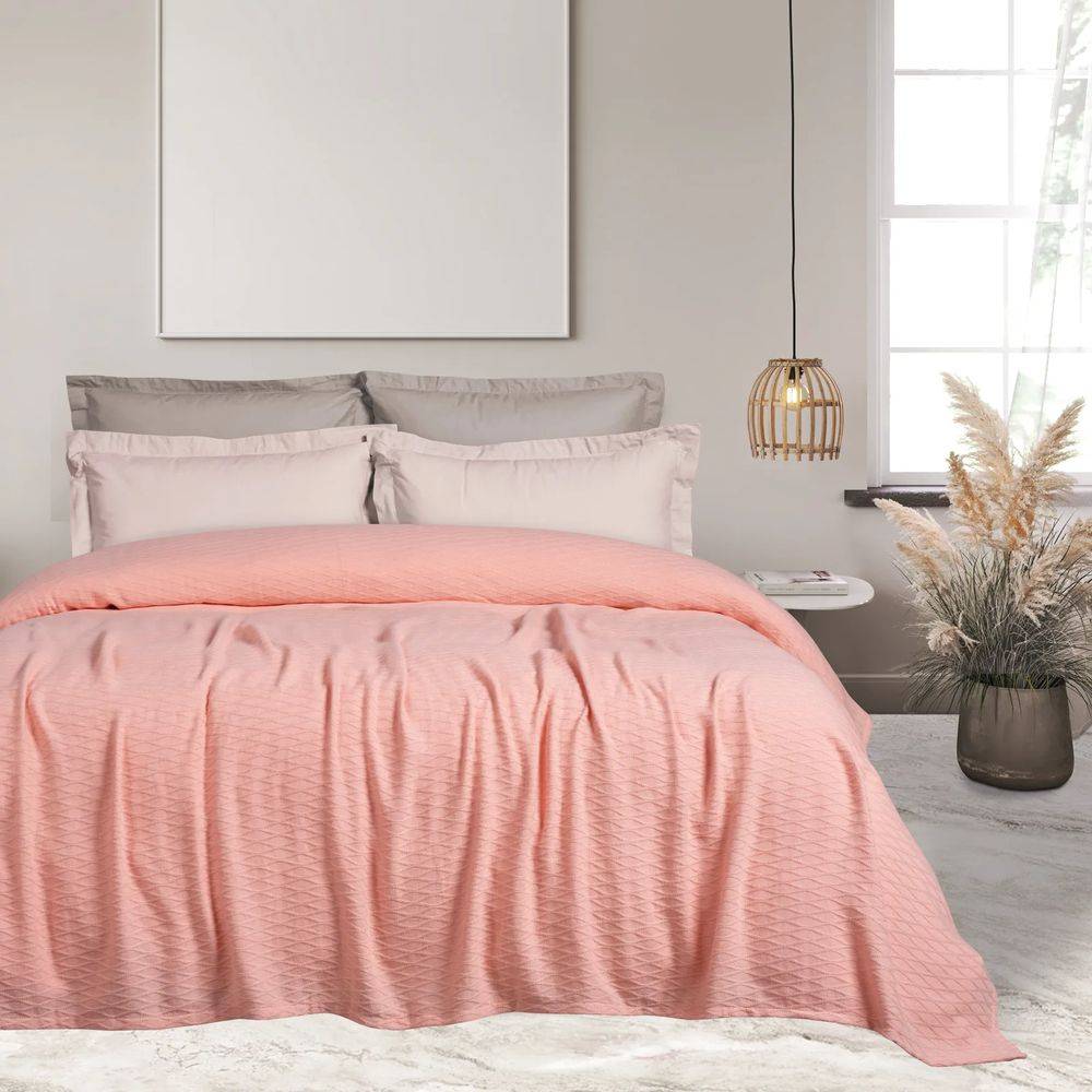 ΚΟΥΒΕΡΤΑ ΥΠΕΡΔΙΠΛΗ DAS HOME 0491 ΣΟΜΟΝ ΠΙΚΕ (220X240CM) DAS HOME