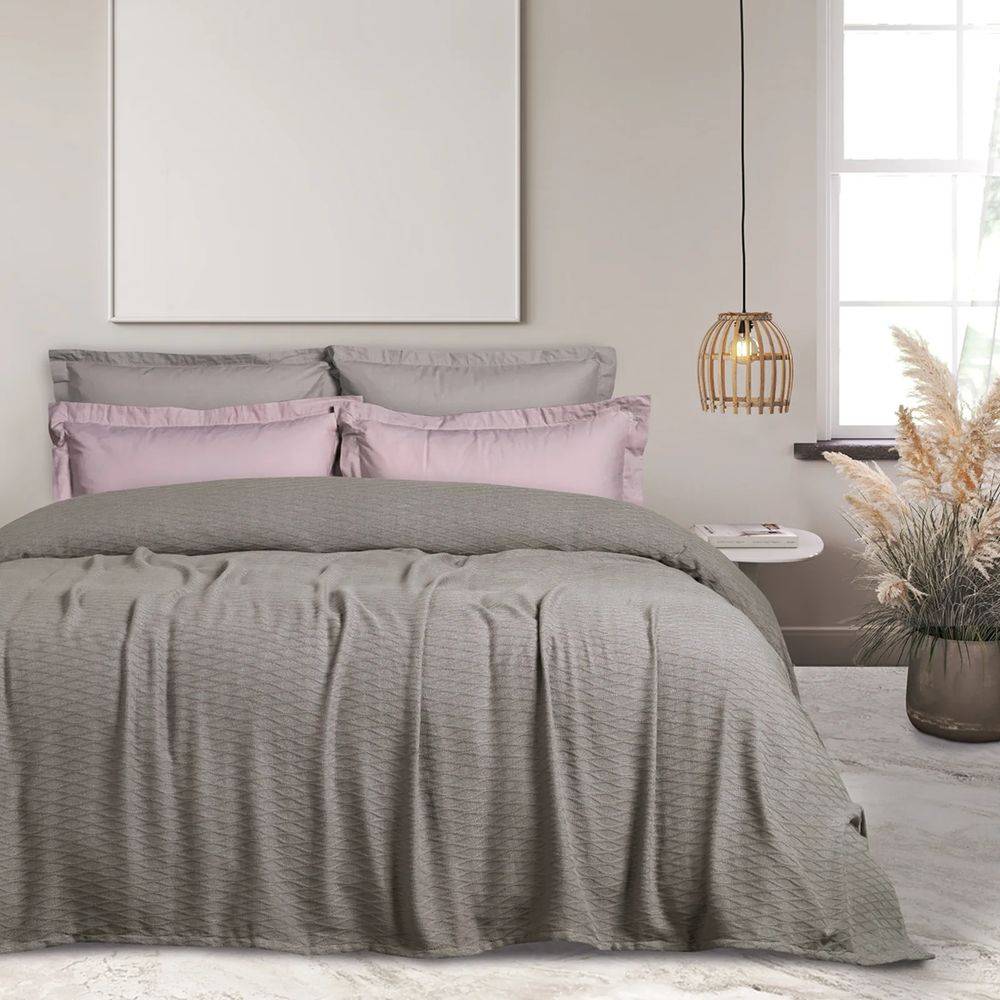 ΚΟΥΒΕΡΤΑ ΜΟΝΗ DAS HOME 0492 ΣΠΑΓΓΙ ΠΙΚΕ (160X240CM) DAS HOME