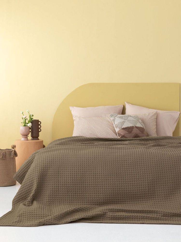ΚΟΥΒΕΡΤΑ ΥΠΕΡΔΙΠΛΗ ΠΙΚΕ MARCIE PALAMAIKI HOME 250X240CM DUNE
