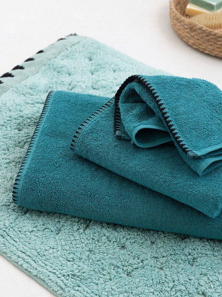 ΣΕΤ ΠΕΤΣΕΤΕΣ ΜΠΑΝΙΟΥ PALAMAIKI HOME BROOKLYN 3ΤΜΧ PETROL ΠΑΛΑΜΑΙΚΗ