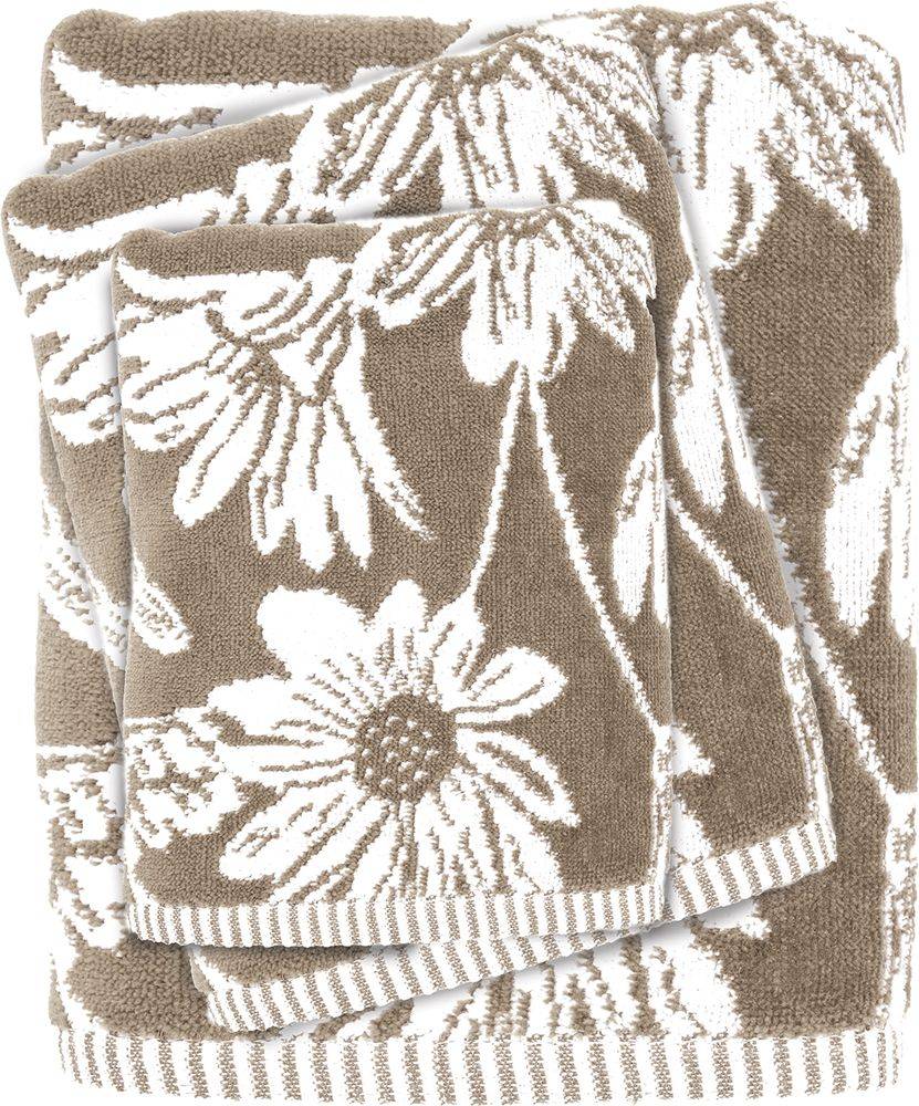 ΣΕΤ ΠΕΤΣΕΤΕΣ DAS HOME DAILY 0799 TAUPE 3ΤΜΧ (30X50CM-50X90CM-70X140CM) DAS HOME