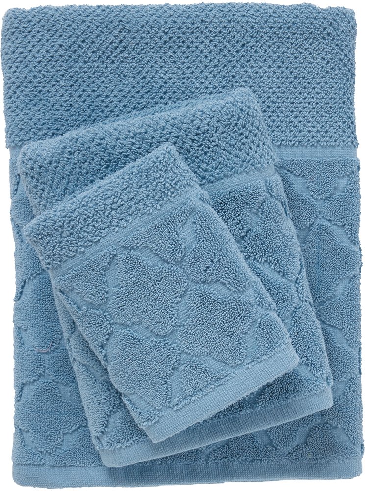 DAS HOME ΣΕΤ ΠΕΤΣΕΤΕΣ DAS HOME BEST 0789 BLUE 3ΤΜΧ (30X50CM-50X90CM-70X140CM)