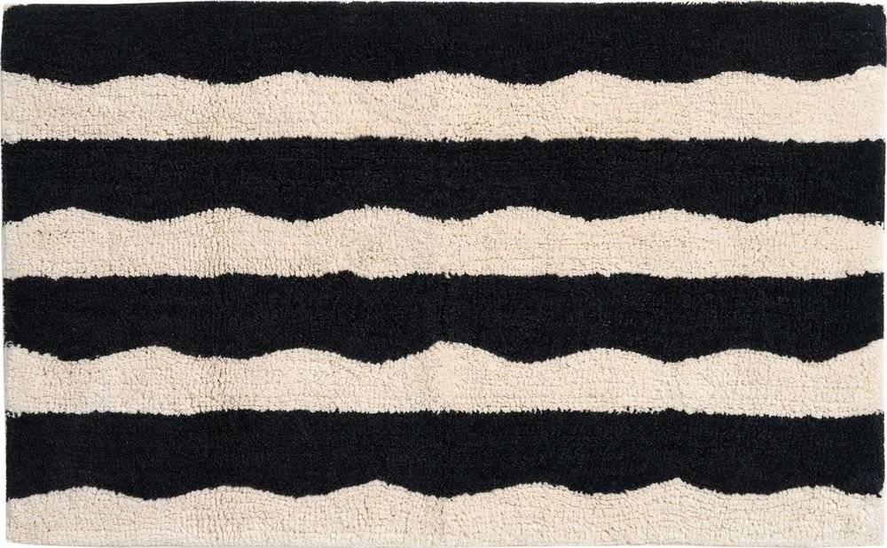 ΤΑΠΕΤΟ ΜΠΑΝΙΟΥ DAS HOME 0767 BLACK/IVORY 50X80CM DAS HOME