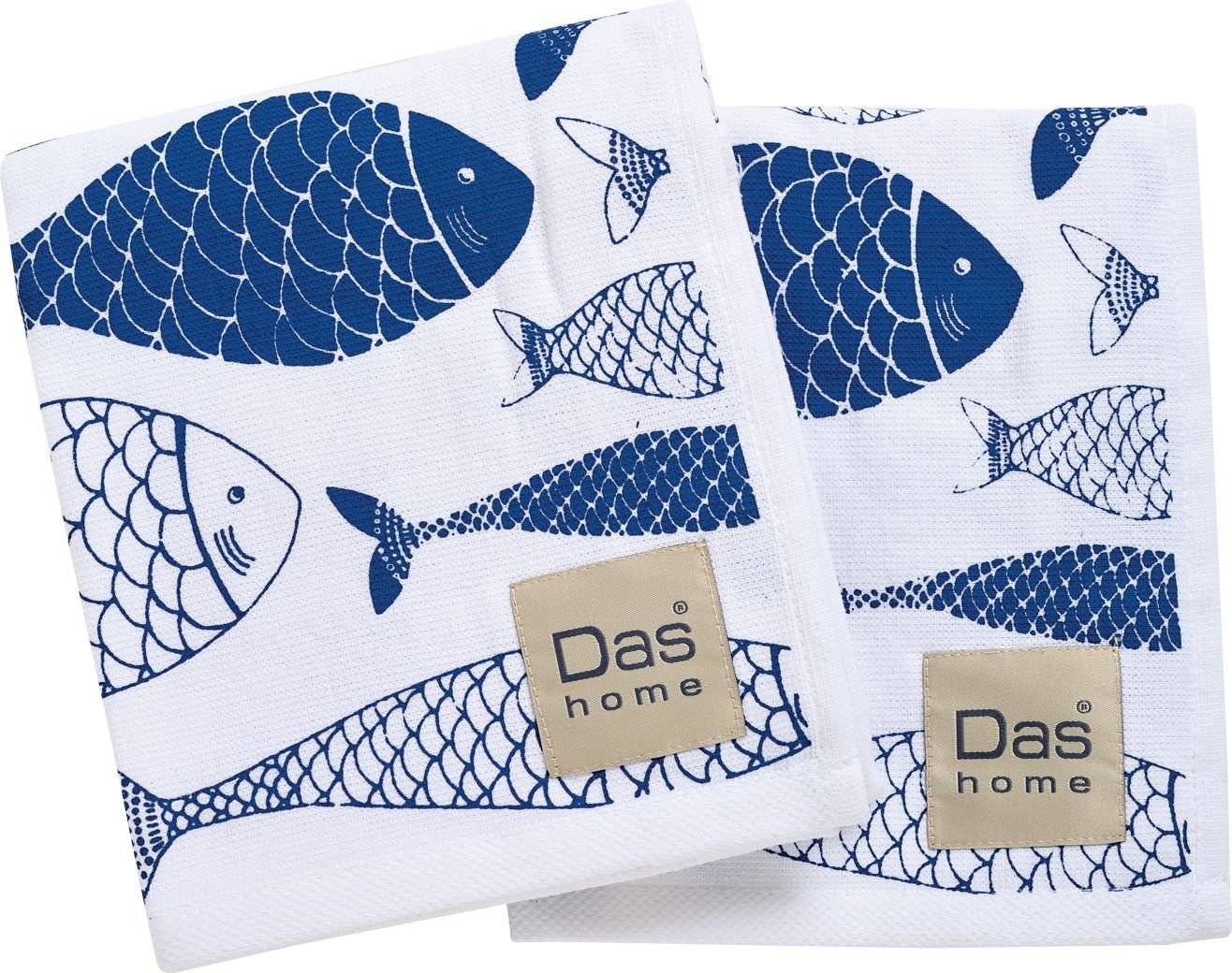 ΠΕΤΣΕΤΕΣ ΚΟΥΖΙΝΑΣ DAS HOME KITCHEN LINE 0737 BLUE/WHITE 2ΤΜΧ 40Χ60CM DAS HOME