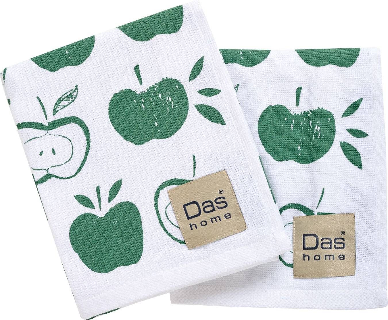 ΠΕΤΣΕΤΕΣ ΚΟΥΖΙΝΑΣ DAS HOME KITCHEN LINE 0739 GREEN/WHITE 2ΤΜΧ 40Χ60CM DAS HOME