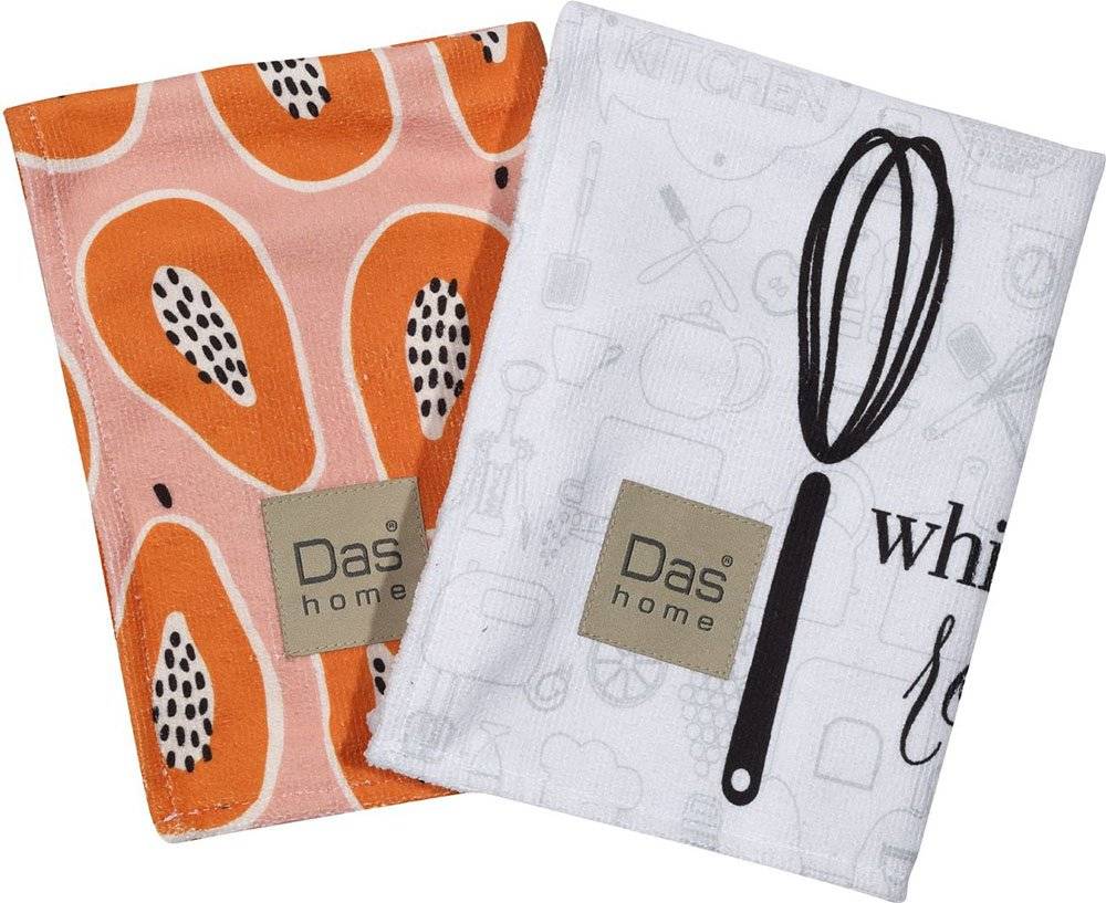 ΠΕΤΣΕΤΕΣ ΚΟΥΖΙΝΑΣ DAS HOME KITCHEN LINE 0636 ΠΟΛΥΧΡΩΜΟ 2ΤΜΧ 40Χ65CM DAS HOME