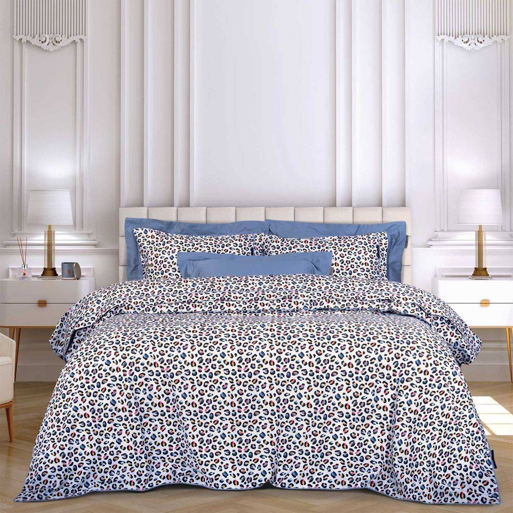 ΣΕΝΤΟΝΙΑ ΥΠΕΡΔΙΠΛΑ GREENWICH POLO CLUB ESSENTIAL 2264 MULTICOLOR ΣΕΤ 4 ΤΜΧ (240X260CM) GREENWICH POLO CLUB