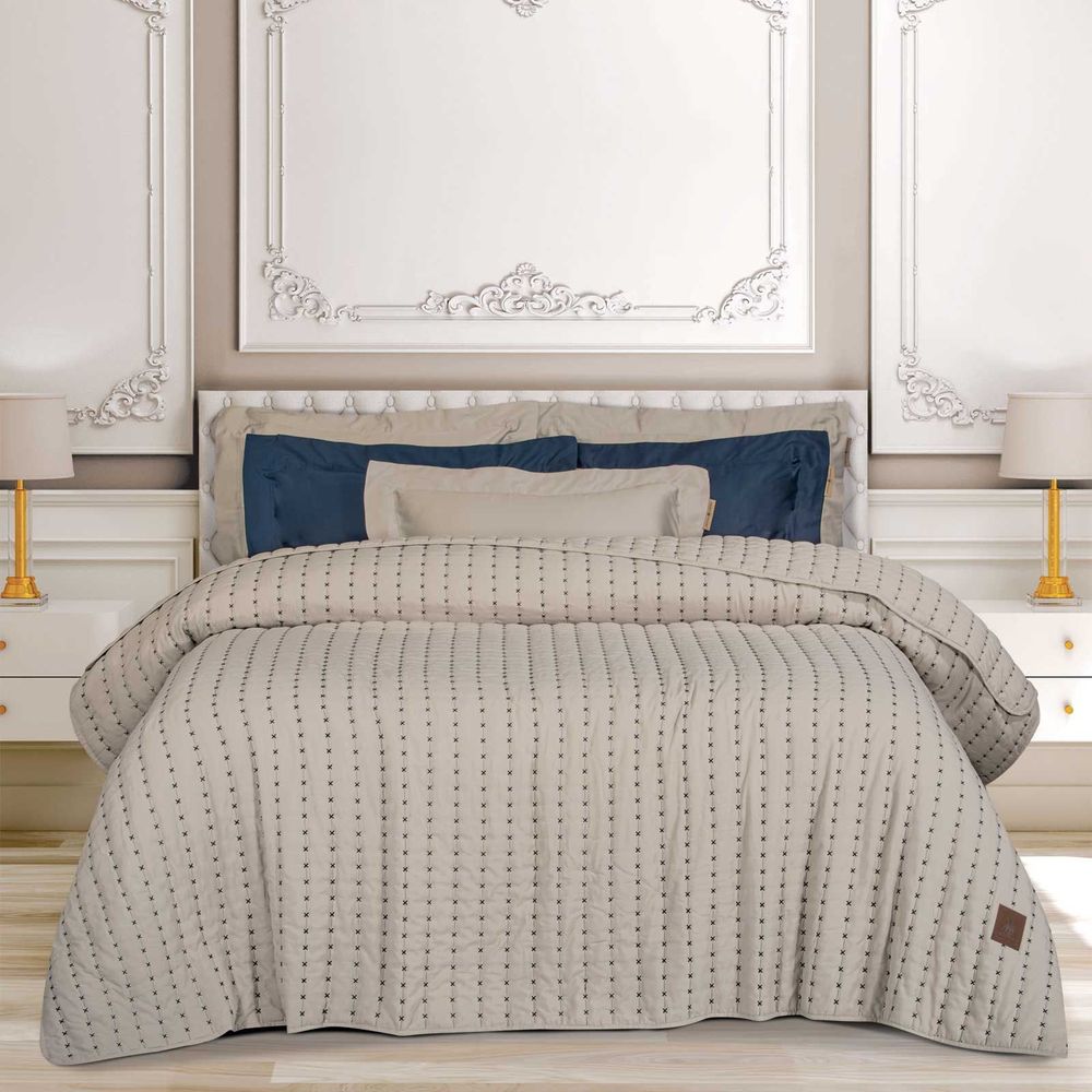 GREENWICH POLO CLUB ΚΟΥΒΕΡΛΙ KING SIZE GREENWICH POLO CLUB 3493 TAUPE 230Χ250CM