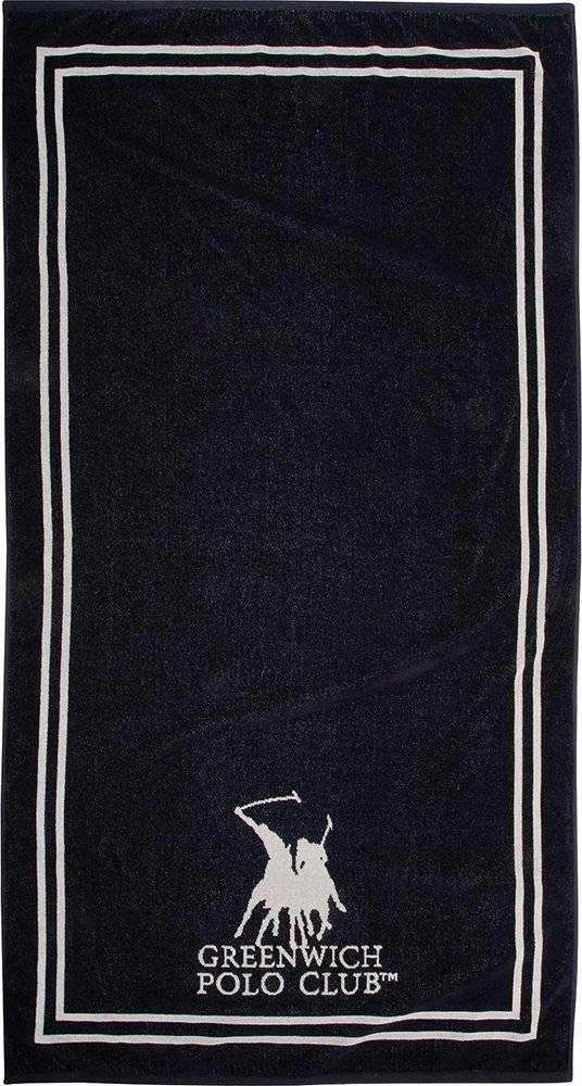 ΠΕΤΣΕΤΑ ΘΑΛΑΣΣΗΣ GREENWICH POLO CLUB 4049 ΜΑΥΡΟ (90Χ170CM) GREENWICH POLO CLUB