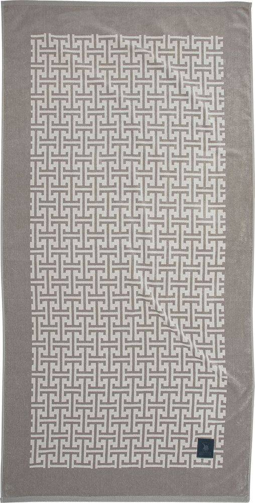 Πετσέτα Θαλάσσης Greenwich Polo Club 4006 Beige- Taupe 90x180