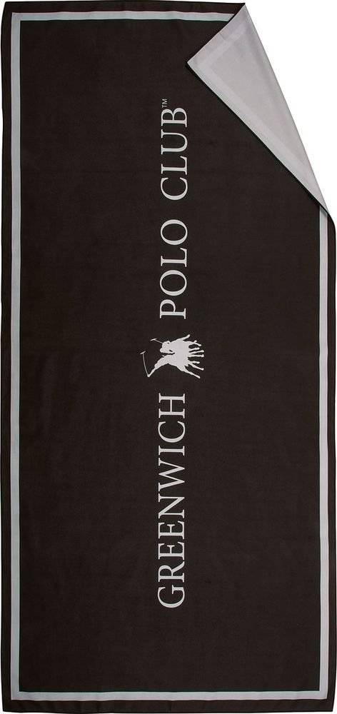 ΠΕΤΣΕΤΑ ΘΑΛΑΣΣΗΣ GREENWICH POLO CLUB 4028 BLACK/TAUPE (80Χ170CM) GREENWICH POLO CLUB