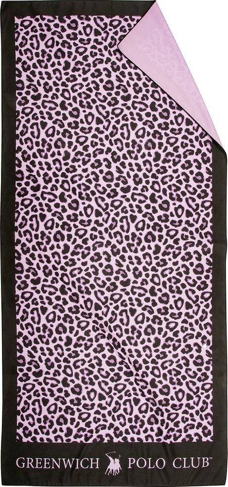 Πετσέτα Θαλάσσης Greenwich Polo Club 4037 Black- Pink 80x170