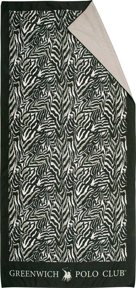 ΠΕΤΣΕΤΑ ΘΑΛΑΣΣΗΣ GREENWICH POLO CLUB 4038 BLACK/TAUPE (80Χ170CM) GREENWICH POLO CLUB