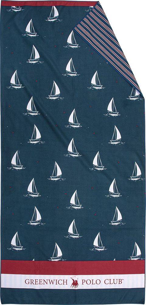 ΠΕΤΣΕΤΑ ΘΑΛΑΣΣΗΣ GREENWICH POLO CLUB 4026 BLUE/RED (80Χ170CM) GREENWICH POLO CLUB