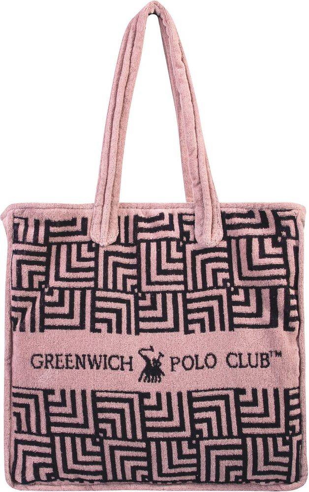 ΤΣΑΝΤΑ ΘΑΛΑΣΣΗΣ GREENWICH POLO CLUB 3730 BLACK/NUDE (42Χ45CM)