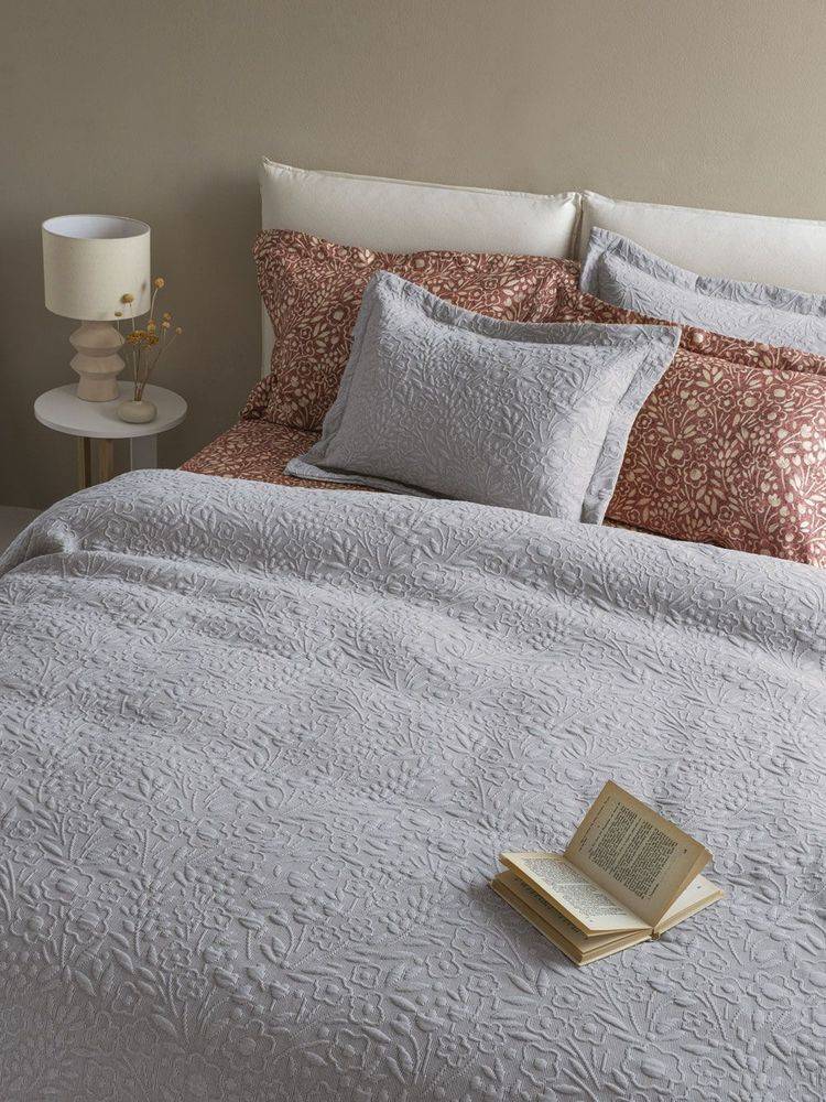 ΚΟΥΒΕΡΤΑ ΥΠΕΡΔΙΠΛΗ PALAMAIKI HOME MATELASSE ALINA GREY (230X260CM) ΠΑΛΑΜΑΙΚΗ