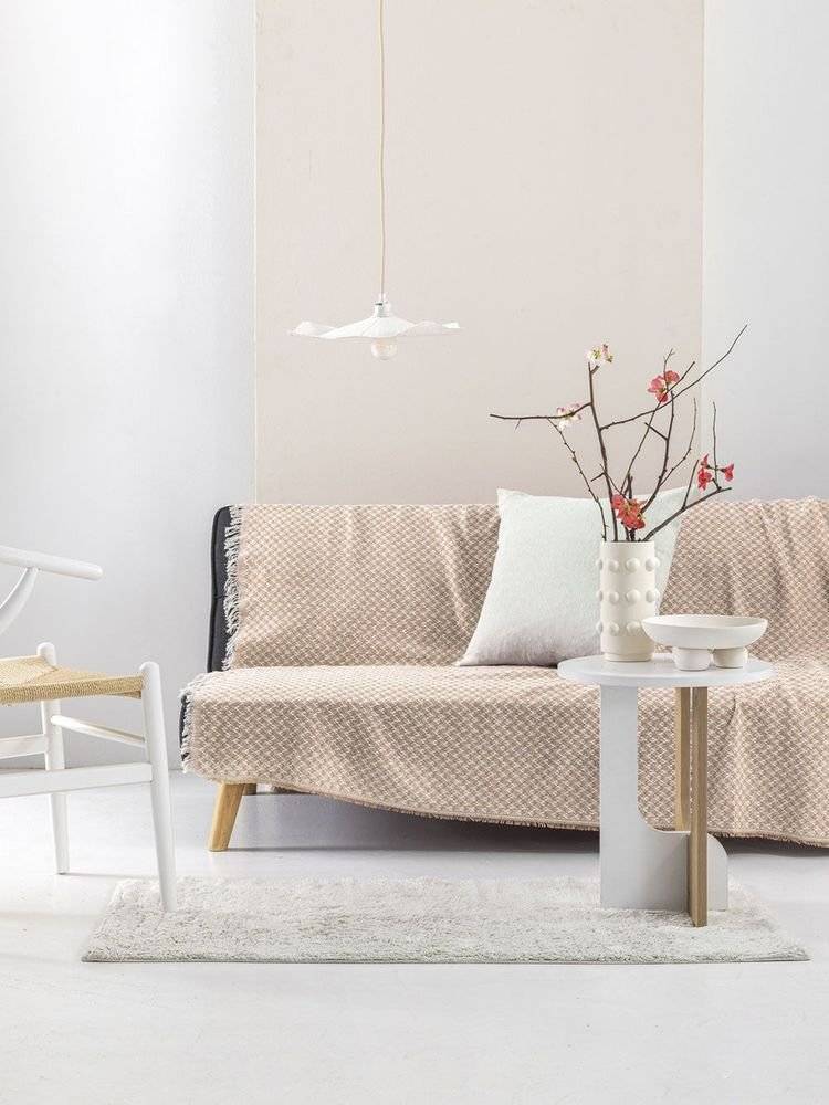 ΠΑΛΑΜΑΙΚΗ ΡΙΧΤΑΡΙ ΔΙΘΕΣΙΟ PALAMAIKI HOME MARY BEIGE (210X250CM)